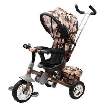 BABY MIX TYPHOON 360 ROWEREK TRÓJKOŁOWY 3W1 ARMY