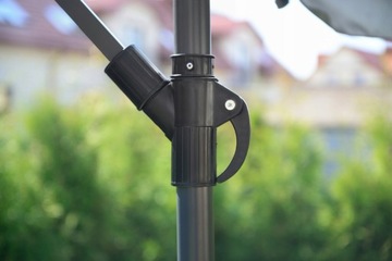 Зонт со штангой, 8-плечий, Большой, 300 см, Серый Сад, SOLID