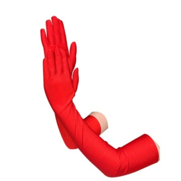 ПЕРЧАТКИ ДЛИННЫЕ ЖЕНСКИЕ КРАСНЫЕ 478
