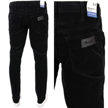 WRANGLER TEXAS SLIM JEANS PROSTE Sztruks _ W32 L32