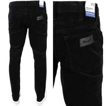 WRANGLER TEXAS SLIM JEANS PROSTE Sztruks _ W38 L32