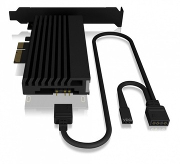 Расширение PCIe Icy Box IB-PCI224M2-ARGB