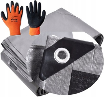 Брезент 4х5, СУПЕР КАЧЕСТВЕННЫЙ, ТОЛСТЫЙ, 260г, УФ морозоустойчивый