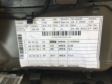 БОКОВИНЫ ДВЕРИ, РОЛЛЕТНИ, AUDI A6 C7 AVANT EUROPA