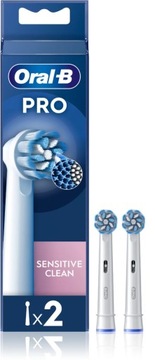 ORAL-B BRAUN PRO SENSITIVE CLEAN EB60RX 100% ORYGINALNA KOŃCÓWKA 2 SZTUKI