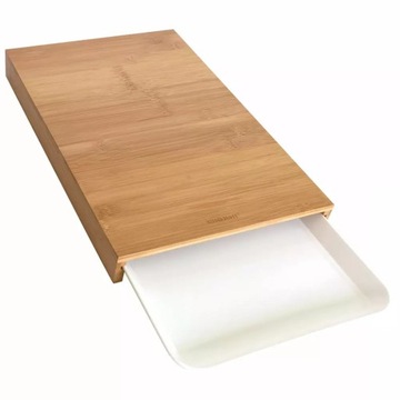 DESKA DO KROJENIA Z TACĄ 38x25cm KINGHOFF KH-1681