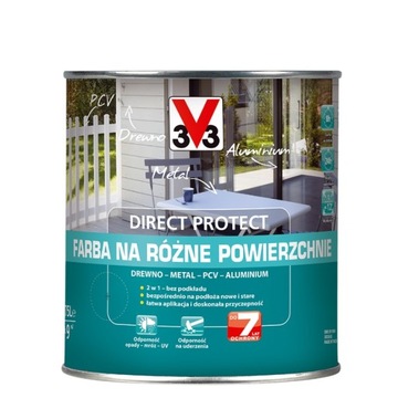 V33 FARBA NA RÓŻNE POWIERZCHNIE 0,75L BIAŁY SATYNA
