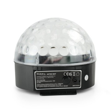 Светодиодный прожектор HEMISPHERE, на батарейках 4x 3W RGBA