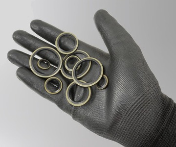 ШАЙБЫ МЕТРИЧЕСКИЕ ДЛЯ СЛИВНЫХ ПРОБОК НАБОР ШАЙБ М6-30 240 ШТ.