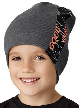 CZAPKA CHŁOPIĘCA WIOSENNA kolory r.52-54 6-12 lat
