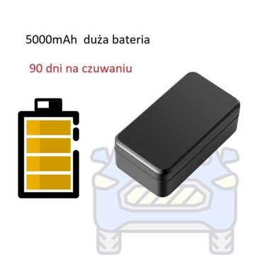 Lokalizator GPS TRACKER 90 dni MAGNES PODSŁUCH