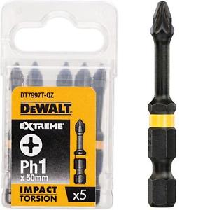 bity udarowe Torison PH1/50mm DeWalt [DT7997T-QZ]