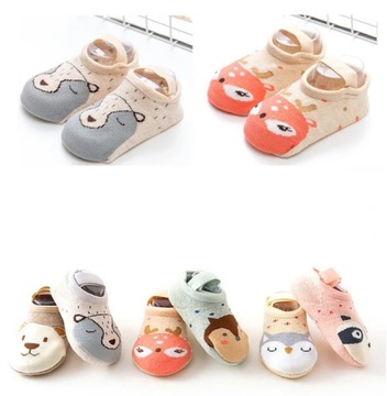 Stopki skarpetki niemowlęce antypoślizgowe podeszwa ABS absy 86-92 1-2L