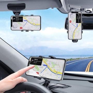 UCHWYT SAMOCHODOWY KLIPS NA TELEFON NA KOKPIT DESKĘ ROZDZIELCZĄ AUTA KOANNI