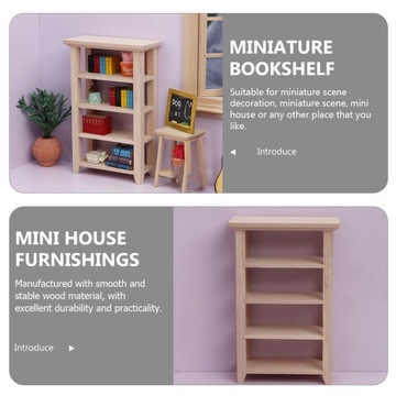 ДЕРЕВЯННАЯ КНИЖНАЯ ПОЛКА МАЛЕНЬКИЙ КНИЖНЫЙ ШКАФ МАЛЕНЬКАЯ МЕБЕЛЬ