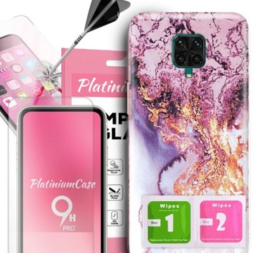 ETUI+Szkło 9H do XIAOMI REDMI NOTE 9 PRO Top Wzory