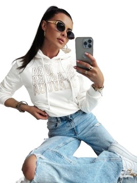 Bluza damska OLAVOGA KIKI 2024 ecru - L