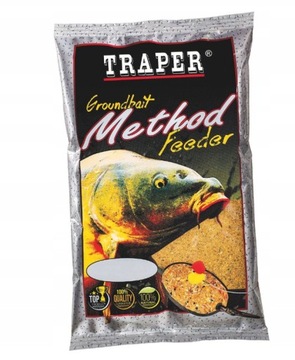 Zanęta Traper Method Feeder 750g Sypka Marcepan Zielony