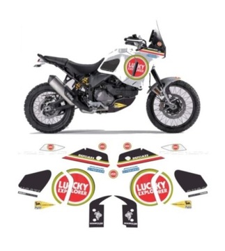Wykonanie naklejki DUCATI DESERTX DESERT X LUCKY