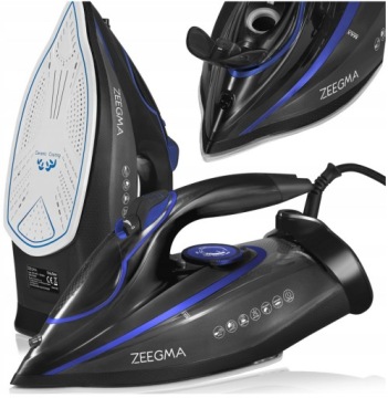 Silná Žehlička 3100 W, Vysoký Výkon, Keramická Povrchová Úprava, Inovace Anti-drip
