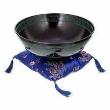 Misa tybetańska Tibetan Alu Singing Bowl 32cm aluminiowa lekka komplet