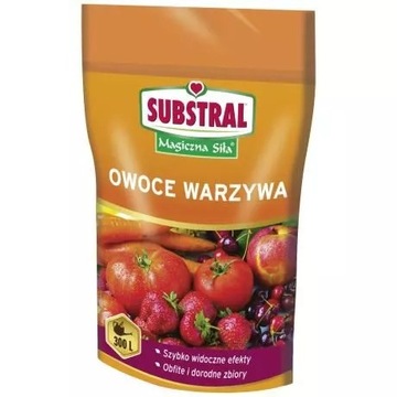 SUBSTRAL NAWÓZ MAGICZNA SIŁA DO OWOCÓW WARZYW 300G