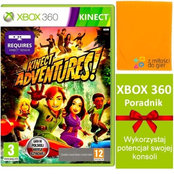 KINECT ADVENTURES Po Polsku PL XBOX 360