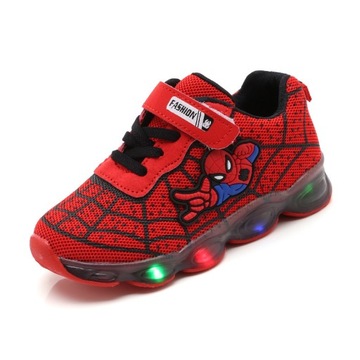 Adidasy Dziecięce buty Spiderman Sneakers czerwony