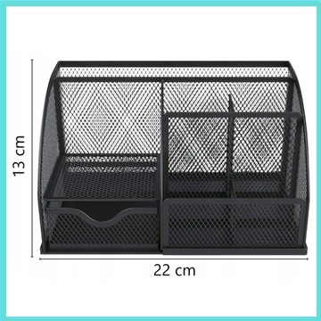 ЯЩИК ДЛЯ ИНСТРУМЕНТОВ ОФИСНЫЙ СТОЛ, МЕТАЛЛ, 6 ОТДЕЛЕНИЙ + ЯЩИК