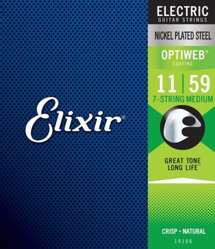Struny Elixir OptiWeb 7-String 11-59 (19106)