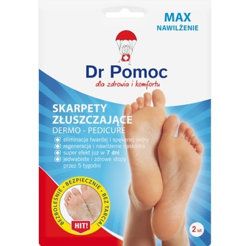 Skarpetki złuszczające Dr. Pomoc Nawilżające