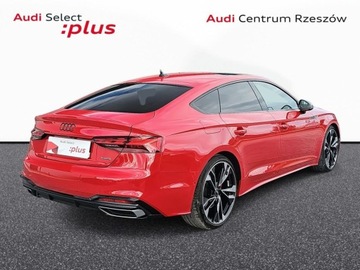 Audi A5 F5 Sportback Facelifting 2.0 40 TDI 204KM 2024 Audi A5 Sportback Hak, Matrix, dach panoramiczny, aktywny tempomat, ogrzew, zdjęcie 4
