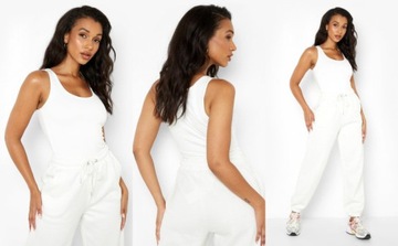 3A6B50 P24 BOOHOO BIAŁE BODY SLINKY XL