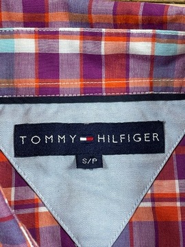 Tommy Hilfiger Denim koszula unikat logo kratka L