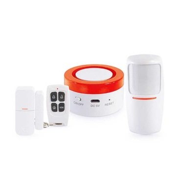 Умный беспроводной стартовый комплект ALARM с сиреной и датчиками TUYA WIFI