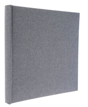 Album tradycyjny 40 stron czarnych Linen Grey