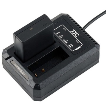 Двухканальное зарядное устройство JJC для аккумуляторов DMW-BLG10.