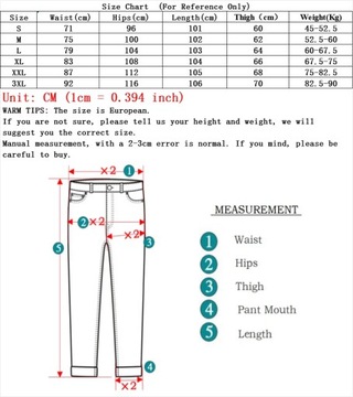 Spring Autumn Men's Jeans Straight Denim Pants Ban