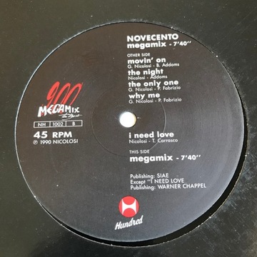 Novocento - 900 Megamix - The Best (The Best Of No