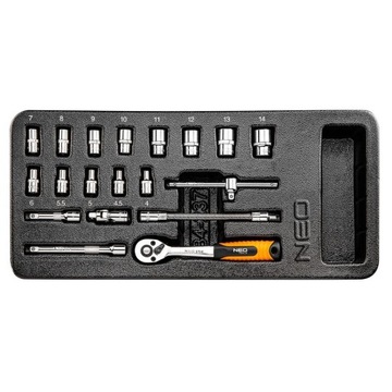ШКАФ ДЛЯ МАСТЕРСКОЙ NEO Tools 6 ЯЩИКОВ, 149 ЭЛЕМЕНТОВ 84-221+G