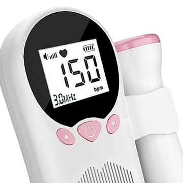 Detektor tętna płodu Baby Fetal Heartbeat Monitor Basic czarny