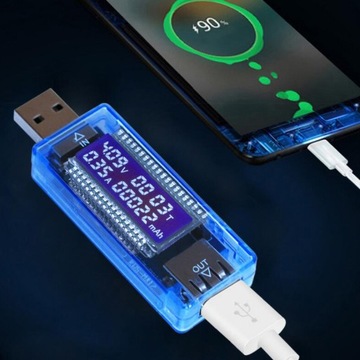 МЕТР ВОЛЬТМЕТР USB АМПЕРМЕТР ТЕСТЕР НАПРЯЖЕНИЯ И ТОКА