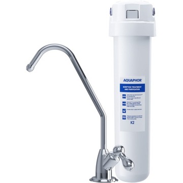 Filtr do wody pitnej pod zlew Aquaphor Kryształ Solo K2 + bateria (kran)