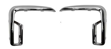 BMW 7 G11 G12 LCI 19- LIŠTA ZDOBENÍ KRATKEK NÁRAZNÍKU CHRÓM KOMPLET