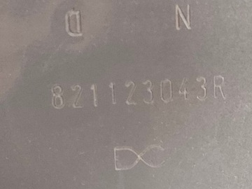 DVEŘE POSUVNÉ PRAVÉ KANGOO IV CITAN II TOWNSTAR 821123043R