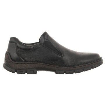 Buty Półbuty Męskie Rieker Czarne 12272-01 Black