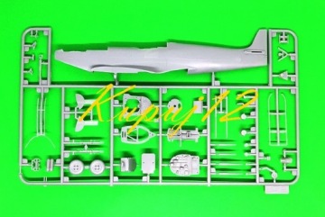 МОДЕЛЬ SPITFIRE LF.IXE ДЛЯ СКЛЕИВАНИЯ + КЛЕЙ + КРАСКИ
