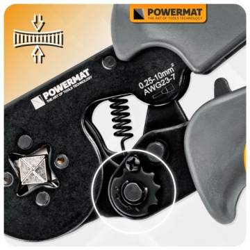 Обжимной станок Powermat PM-ZDTK-175T 0,25 мм² - 10 мм²