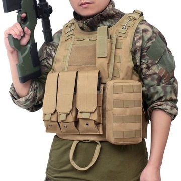Uniwersalna kamizelka taktyczna wojskowa Camo