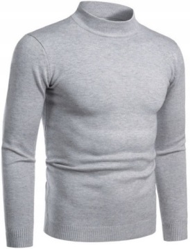 GOLF MĘSKI SWETER PÓŁGOLF ELASTYCZNY